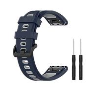 Huabao 22mm Watch Strap Compatible with Garmin Fenix 5/6/7,Adjustable Silicone Sports Strap Replacement Band for Garmin approach s60 Smart Watch