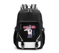 Huacaiyu AnimeChainsaw Man Theme Backpack for school Lightweight Daypack for Travelling Outdoor Sports Denji Pochita Reze Multi-functional School College Bag Laptop Backpack Black