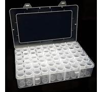 Huacan 60 Grids 5D Diamond Painting Box Storage Containers Diamond Painting Accessories with Label Stickers for Beads Seeds Crafts