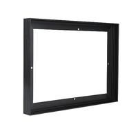 HUACANVAS Metal Canvas Floater Frames for 16"x24"Canvas Paintings,DIY Canvas Frame with 0.75"-0.9" Deep,Canvas Floating Frame,Painting Frame,Frame for Wall Decor (Black)