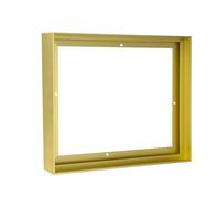 HUACANVAS Metal Canvas Floater Frames for 16"x32"Canvas Paintings,DIY Canvas Frame with 0.75"-0.9" Deep,Canvas Floating Frame,Painting Frame,Frame for Wall Decor(Gold)
