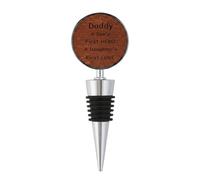Huaceary Best Dad Gifts for Dads Wine Bottle Stoppers Fathers Day Presents for Dads Gifts for Daddy Gift from Daughter Son Dad Birthday Gift for Father Papa Daddy Presents Valentines Christmas