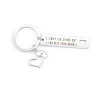 Huaceary Vet Nurse Gifts for Nurses Keyring Easter Basket Fillers Veterinary Nurse Gifts Birthday Medical Student Graduation Gift for Vet Charm Accessories International Nurses Day Christmas