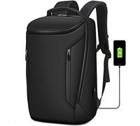 Anti-Theft Travel Backpack,Water-Resistant 15.6 Inch Laptop Backpack,Men Business Bags with USB Charging Port Bookbag School Bag (MR01_Black)