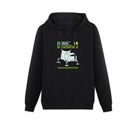 Huachenyu Red Dwarf Starbug Service And Repair Manual Men's Black Hoodies Unisex Pullover Sweatshirts 3XL