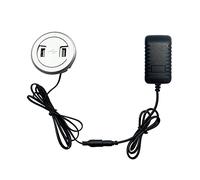 Huachuang Built-in USB charging port 2A 5V USB charging port on the desk Suitable for Electric Recliner Armchair Office Desk Sofa Chair Lift Okin Limoss Med-Lift Mega Motion DIY