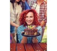 HUADADA Custom Puzzle, Personalised Jigsaw Puzzles1000/500 Piece -Freeze Happy Moments with Personalised Puzzle- for Family, Wedding, Graduation, Birthday, Pet (500pieces-Letters on the back)
