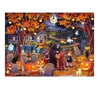 HUADADA Jigsaw Puzzles for Adults 1000, 1000 Piece Jigsaw Puzzles for Adults Halloween Puzzle-Trick or Treat