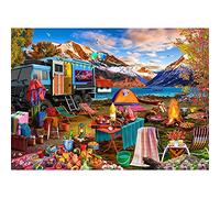 HUADADA Jigsaw Puzzles for Adults 1000 Piece Puzzle for Adults 1000 Pieces Puzzle 1000 Pieces - Wilderness Tour Jigsaw Puzzles Educational Games 27.6"x 19.7"