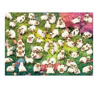 HUADADA Jigsaw Puzzles for Adults 1000 Pieces-Happy Flock of Sheep-1000 Piece Jigsaw Puzzles for Adults-Family Interactive Games