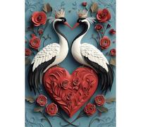 HUADADA Jigsaw Puzzles for Adults 1000 Pieces, Puzzles for Adults, Challenging Puzzles, for Men and Women, Theme:Like Each Other
