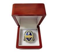 Huadafun 2024 Fantasy Football Championship Ring FFL League Rings Rugby Souvenir Collectibles Office Room Showcase Ornaments Best Gift For Boys Men Dad Alumni Friends Fans,14#