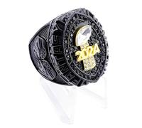 Huadafun 2024 Fantasy Football Championship Ring - Heavy FFL Champion Ring | Rugby Souvenir, Collectibles & Desktop Ornaments | Gift for Boys, Men, Dad, Alumni, Friends & Fans,9#