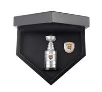 Huadafun 2024 Stanley Cup Championship Ring & Trophy Set - Heavy NHL Replica Ring with Mini Cup Trophy - Hockey Souvenir Collectible Gift for Men, Dad & Ice Hockey Fans,11#