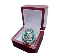Huadafun 2025 Eagles Championship Ring Replica 59th Football Champion Ring, Super Bowl Collectible Gift for Fans, Men, Alumni and Sports Memorabilia Collectors,9#