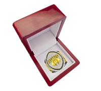 Huadafun 2025 Fantasy Football Championship Ring Replica - FFL League Winner Collectible, Rugby & Football Souvenir Display Ornament, Gift for Fans, Boys & Men, Alumni,13#