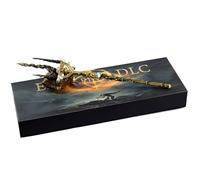 Huadafun Elden Ring Mohgwyn's Sacred Spear 30cm Metal Mini Prop - Gaming Merch Collectable with Display Stand & Gift Box, Desktop Decoration, Party Ornament for Fans