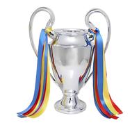 Huadafun European Football Champions Trophy - Big Ears Trophies Replica Gift for Fans & Sports Collectors, Display Souvenir Office Decor,44cm