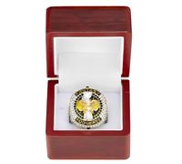 Huadafun Fantasy Football Championship Ring 2024 - Heavy FFL League Winner Ring, Rugby Sports Souvenir & Desktop Ornament, Ideal Fan Gift for Men, Alumni & Friends,9#