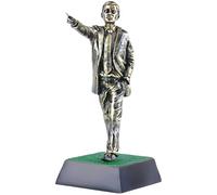 Huadafun Football Best Coach Trophy Mourinho Statuette - Resin Manager Award Cup for Tactical Masters & Team Leaders, Custom Engraved Gift for Football Fans