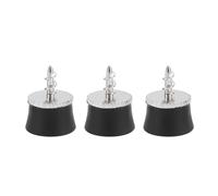 HuadZhylyx 3Pcs Golf Ball Suction Cup Grabber, Golf Ball Pick Up Tool with Silicone Suction Cup and Aluminum Alloy Screw, Ergonomic Golf Ball Grabber for Seniors, Easy Stand - Up Retrieval