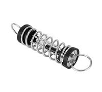 HuadZhylyx Stainless Steel Boat Mooring Spring, Marine Shock Absorbing Dock Line Spring for Inflatable Kayak Yacht, 6mm x 300mm with Polished Finish for Reduced Noise and Stress