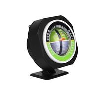 Huaer Car Inclinometer Level Clinometer Indicator, Outdoor Luminous LED Angle Slope Meter Balancer Measure Equipment