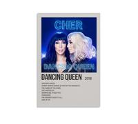 HUAEYWQBERRH Dancing Queen by Cher Poster for Living Room Bedroom Wall Art Decorative Painting Cover Print 24x36inch(60x90cm) Unframe-style