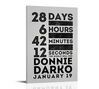 HUAEYWQBERRH Donnie Darko Poster for Living Room Bedroom Wall Art Decorative Painting Cover Print 24x36inch(60x90cm) Frame-style