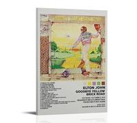 HUAEYWQBERRH GOODBYE YELLOW BRICK ROAD BY ELTON JOHN Poster for Living Room Bedroom Wall Art Decorative Painting Cover Print 20x30inch(50x75cm) Frame-style