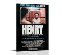 HUAEYWQBERRH Portrait Of A Serial Killer Poster for Living Room Bedroom Wall Art Decorative Painting Cover Print 12x18inch(30x45cm) Frame-style