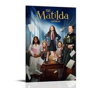 HUAEYWQBERRH Roald Dahl's Matilda The Musical Poster for Living Room Bedroom Wall Art Decorative Painting Cover Print 24x36inch(60x90cm) Frame-style
