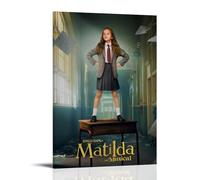 HUAEYWQBERRH Roald Dahl's Matilda The Musical Poster for Living Room Bedroom Wall Art Decorative Painting Cover Print 12x18inch(30x45cm) Frame-style