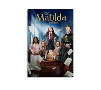 HUAEYWQBERRH Roald Dahl's Matilda The Musical Poster for Living Room Bedroom Wall Art Decorative Painting Cover Print 24x36inch(60x90cm) Unframe-style