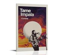HUAEYWQBERRH Tame Impala Poster for Living Room Bedroom Wall Art Decorative Painting Cover Print 08x12inch(20x30cm) Frame-style