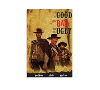 HUAEYWQBERRH The Good The Bad And The Ugly Poster for Living Room Bedroom Wall Art Decorative Painting Cover Print 20x30inch(50x75cm) Unframe-style