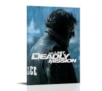 HUAEYWQBERRH The Last Deadly Mission Poster for Living Room Bedroom Wall Art Decorative Painting Cover Print 08x12inch(20x30cm) Frame-style
