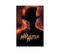 HUAEYWQBERRH The Mad Hatter Poster for Living Room Bedroom Wall Art Decorative Painting Cover Print 12x18inch(30x45cm) Unframe-style