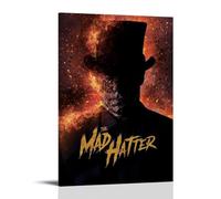 HUAEYWQBERRH The Mad Hatter Poster for Living Room Bedroom Wall Art Decorative Painting Cover Print 08x12inch(20x30cm) Frame-style