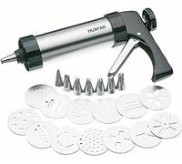 HUAFA Cookie Biscuit Press/Icing Decorating Gun Sets for Cake Decorating Stainless Steel (22 Pieces)
