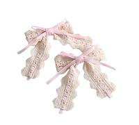 huafan luxkazya Multi Color Hair Clip for Women Girl Lolita Headbands Maid Anime Cosplay Headwear Cute Hair Accessory (Light Pink, One Size)