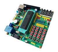 HUAGZIMO 51/52 MCU Demo Board Development Board Soldering Practice Kit Learning Board Experimental Board Diy Soldering Practice Kit