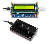 HUAGZIMO Soldering Practice Kit Morse Code Decoder CW Morse Code Practice CW Audio Input LCD Display Soldering Project Kit