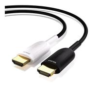 huaham 8K Fiber Optic HDMI Cable 25ft, 48Gbps Ultra High Speed HDMI 2.1 Cable 8K@60Hz 4K@120Hz, Support eARC RTX 3090 HDCP 2.2&2.3 Compatible with PS5, Series X, Roku/Fire/LG CX TV/Blu-ray