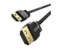 huaham CL3 Rated HDMI 2.1 Cable 7.5m, Fiber Optic HDMI Cable With Lock Design,Ultra High-Speed 48Gbps, 8K60Hz & 4K120Hz, Support eARC, Dolby, HDCP 2.2&2.3