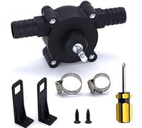 huahuo Electric Drill Pump Self-Priming Pump Water Transfer Pump Mini Portable for Home Garden and Transferring Water Oil