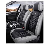 HUAIHUABA Car Cover Seats Full Set for Skoda Superb 2015-2026, Waterproof Car Seat Protectors, Front and Rear Leather Protectors, Airbag Compatible(Greyish Black)