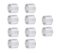 Huairdum 10Pcs Aluminum Alloy Spacer, Round Unthreaded Standoff Support Fittings with 10mm Outer Diameter, Ideal for Structural Support Between Components (8mm)