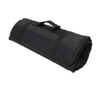 Huairdum 20- Knife Roll Bag, Holder Case for Chef Home Cook Travel Camping with Premium Canvas Material Double Stitching (Black)