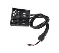 Huairdum 3.5 Inch Front Panel USB Hub, 2 USB 3.0 Ports and 2 .0 Ports Hub, 5Gbps Transfer Speed for Desktop Computer 11 10 8.1 8 7 Vista